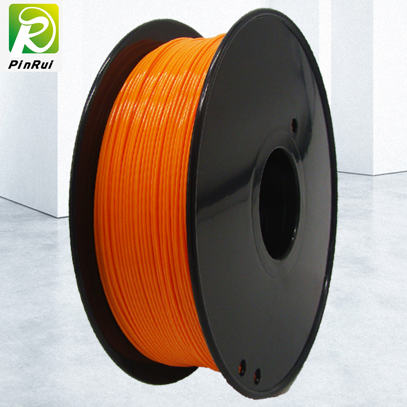 Pinrui ที่มีคุณภาพสูง 1 กิโลกรัม 3D PLA เครื่องพิมพ์เส้นใยสีส้ม