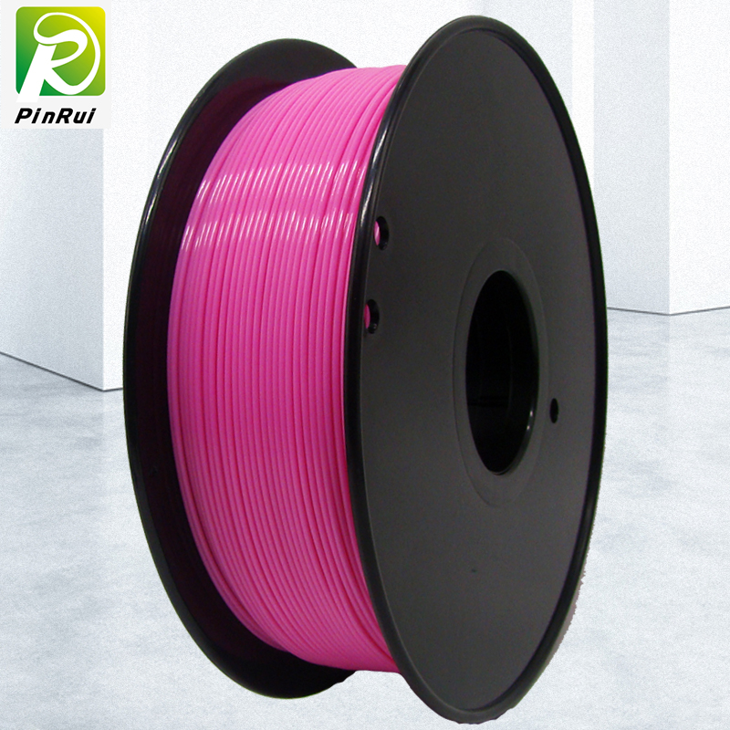 Pinrui ที่มีคุณภาพสูง 1 กิโลกรัม 3D PLA เครื่องพิมพ์ Filament สีชมพู