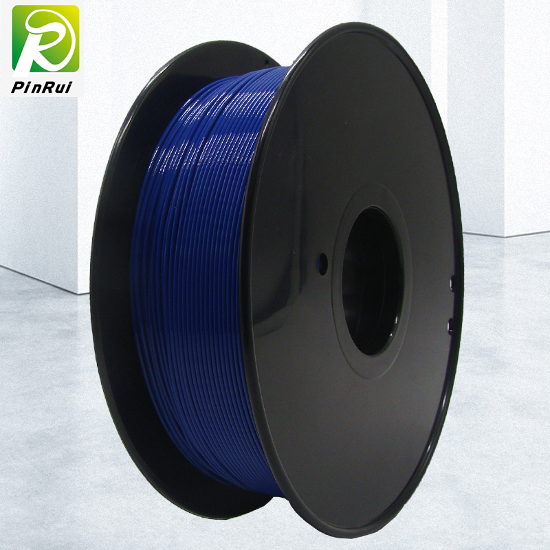 Pinrui คุณภาพสูง 1 กิโลกรัม 3D PLA เครื่องพิมพ์ Filament สีน้ำเงินเข้ม