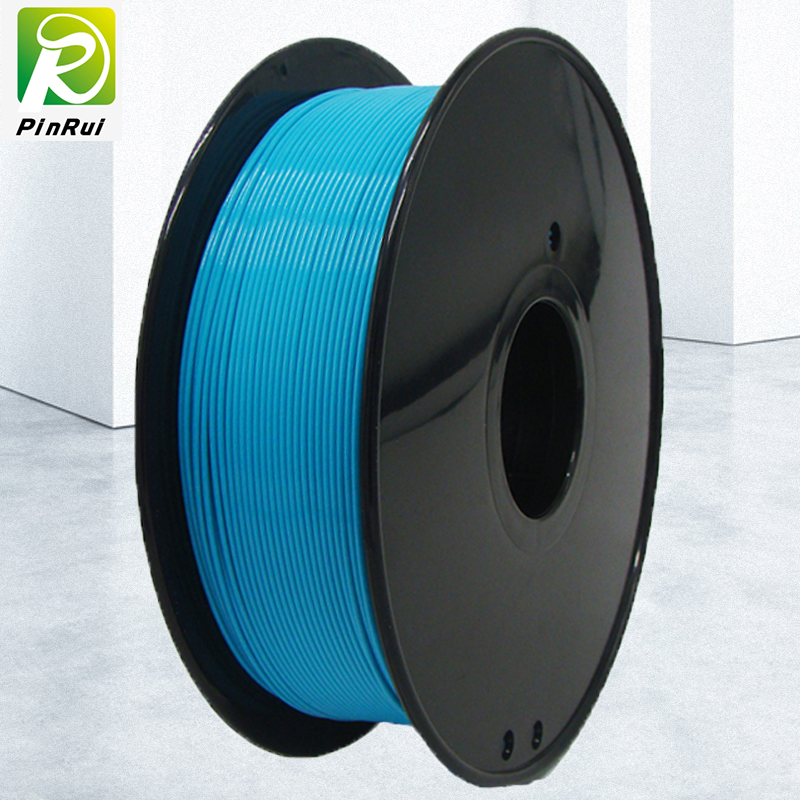 Pinrui ที่มีคุณภาพสูง 1 กิโลกรัม 3D PLA เครื่องพิมพ์ Filament น้ำสีฟ้า